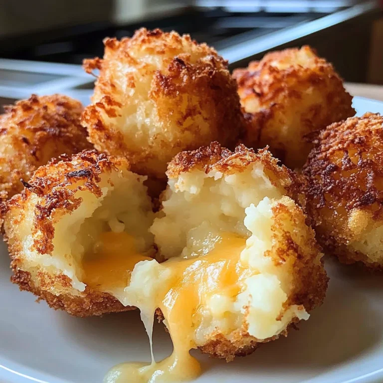 Crispy Mashed Potato Cheese Puffs