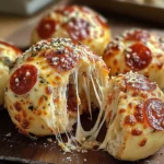 Easy Pepperoni Pizza Bombs