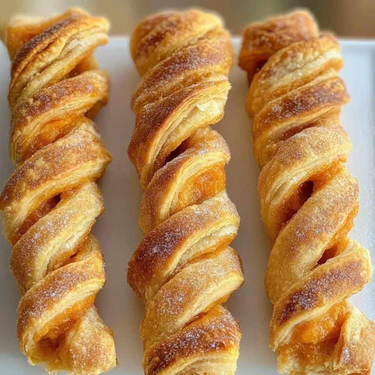 Easy Pumpkin Pie Twists