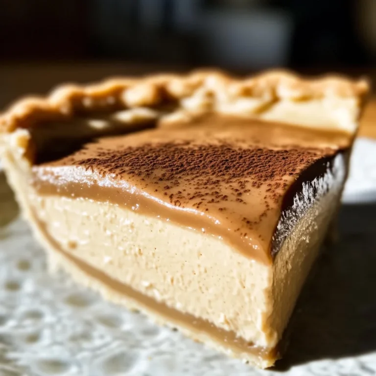 Espresso Custard Pie