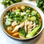 Hearty Bokchoy Chicken Soup