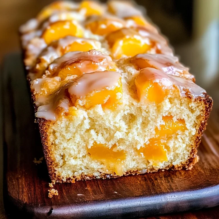 Heavenly Peach Bread