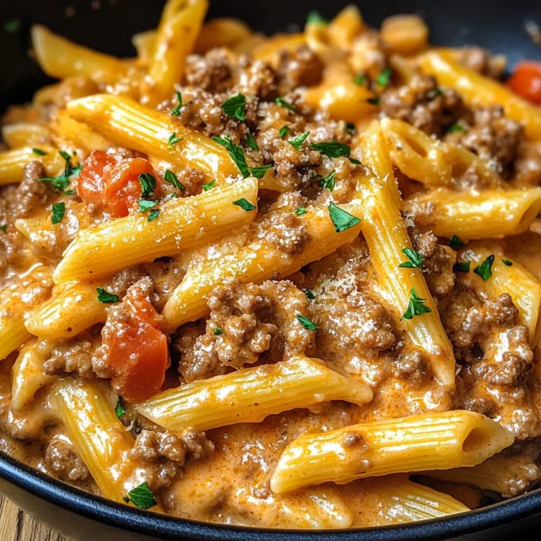 High Protein Creamy Beef Pasta Recipe for Quick Weeknight Dinners