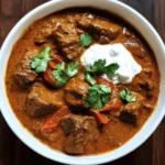Indian Beef Curry with Tomato Gravy and Whole Spices