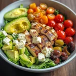 Mediterranean Chicken Salad Bowl
