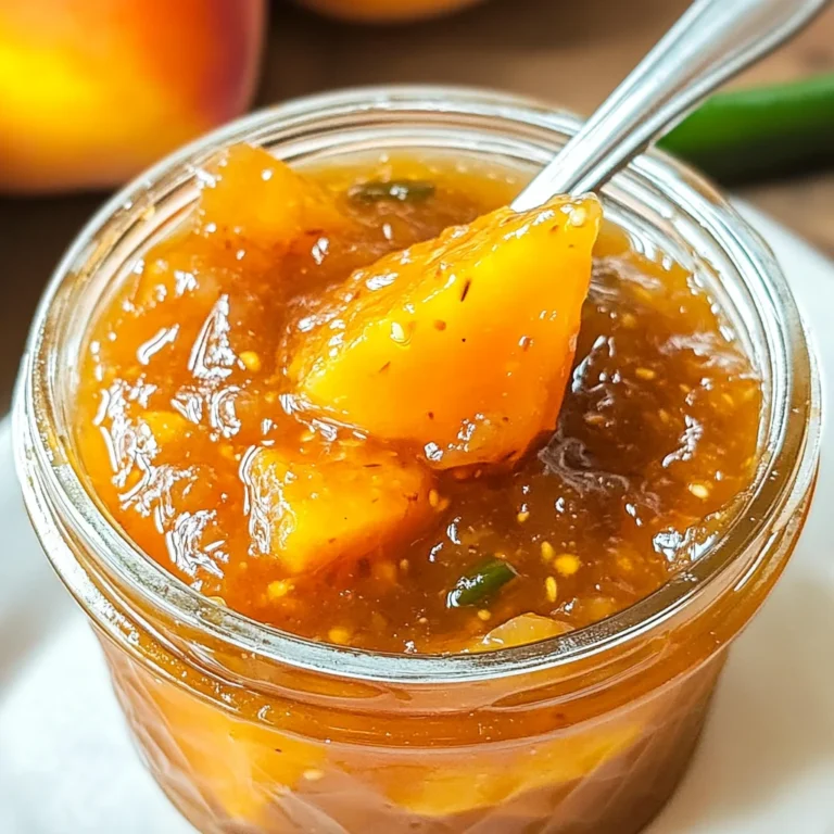 Peach Jalapeno Jam Recipe