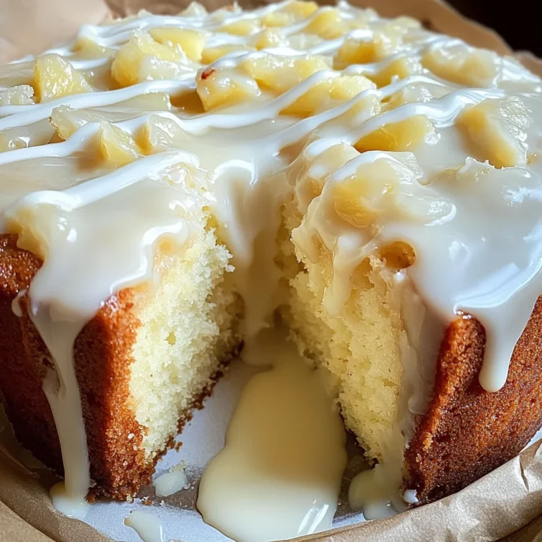Pineapple Sour Cream Pound Cake