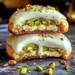 Pistachio Cream Stuffed Cookies