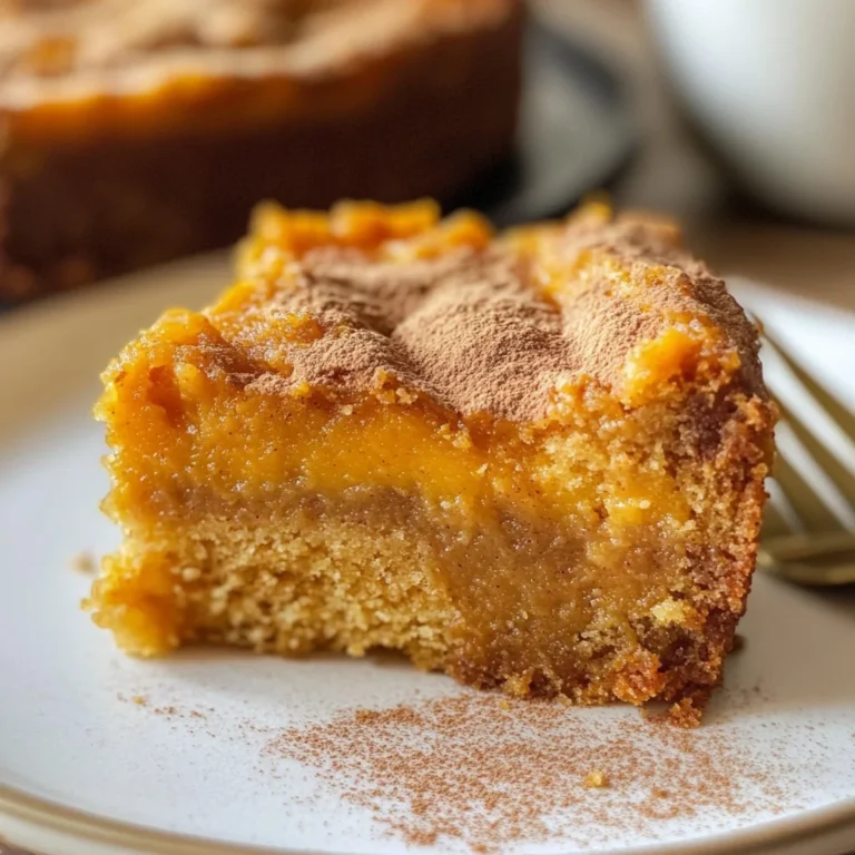 Pumpkin Gooey Butter Cake Recipe