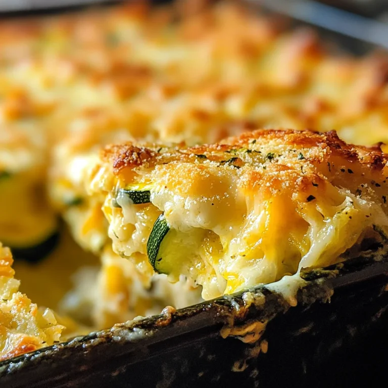 Quick Baked Zucchini Parmesan Casserole