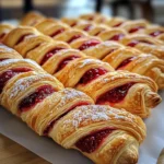 Raspberry Pastry Twists: Indulge in This Sweet Delight!
