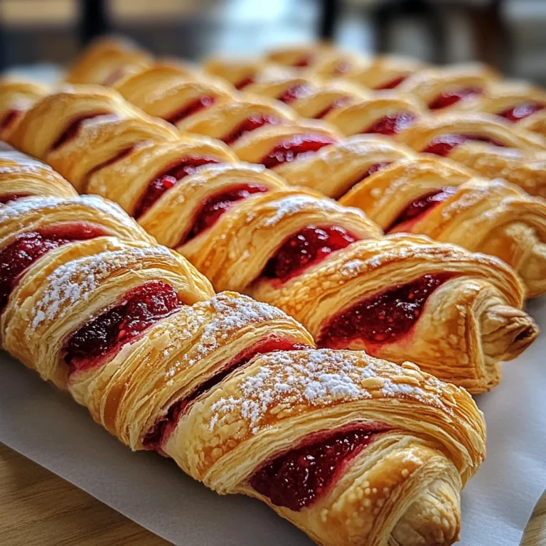 Raspberry Pastry Twists: Indulge in This Sweet Delight!