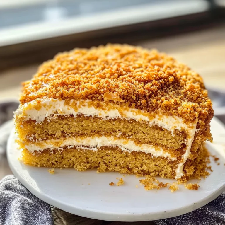 Russian Honey Cake Recipe (Medovik)