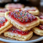 Strawberry Pop Tart Sugar Cookies