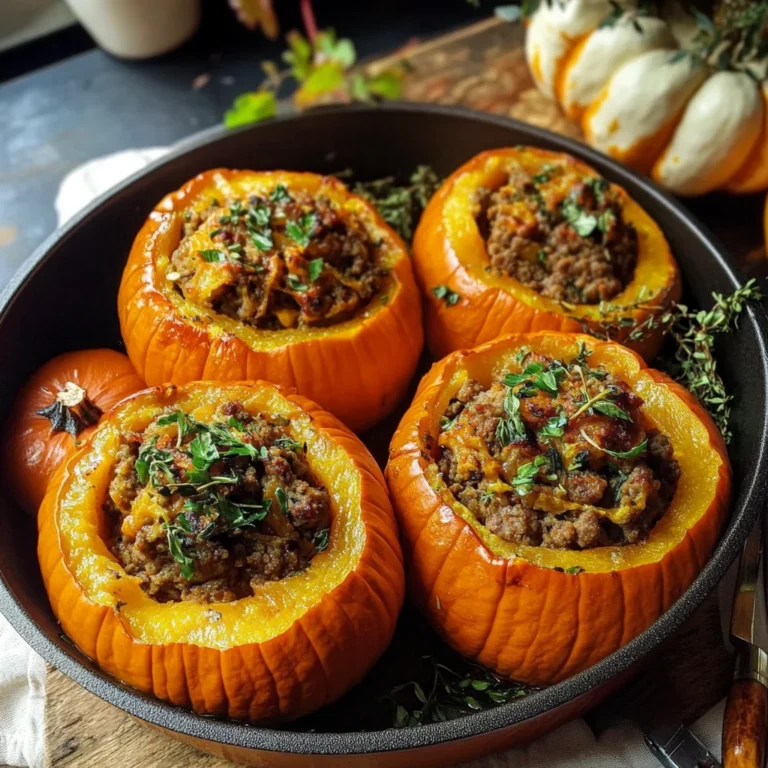 Stuffed Mini Pumpkins Recipe