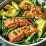 Zesty Salmon & Avocado Salad Bowl