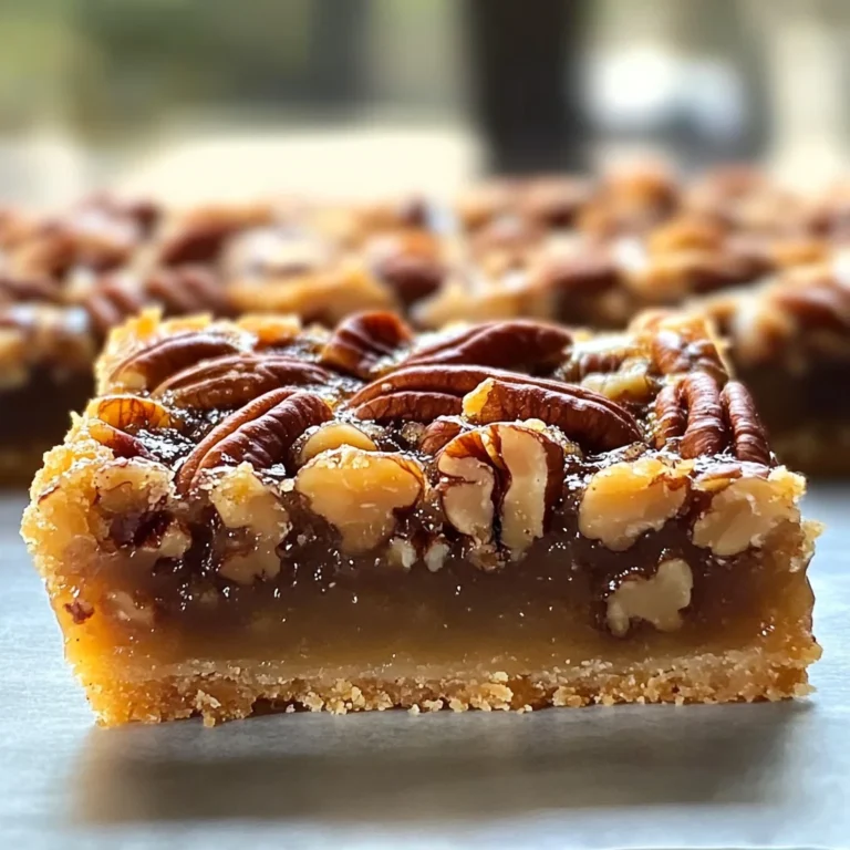 5-Minute Pecan Pie Bars: Buttery, Gooey, and Irresistible