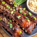 Baked Korean BBQ Spare Ribs