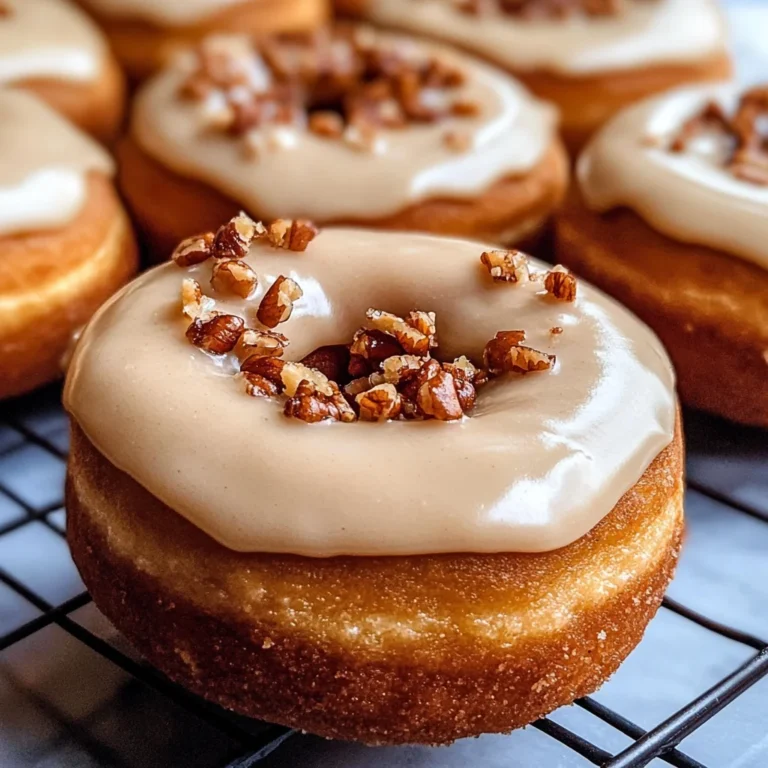 Baked Pumpkin Donuts with Brown Sugar Icing Recipe
