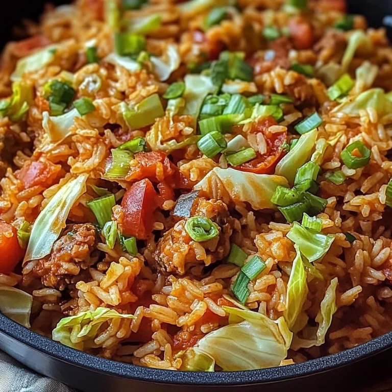 Cajun Cabbage Jambalaya