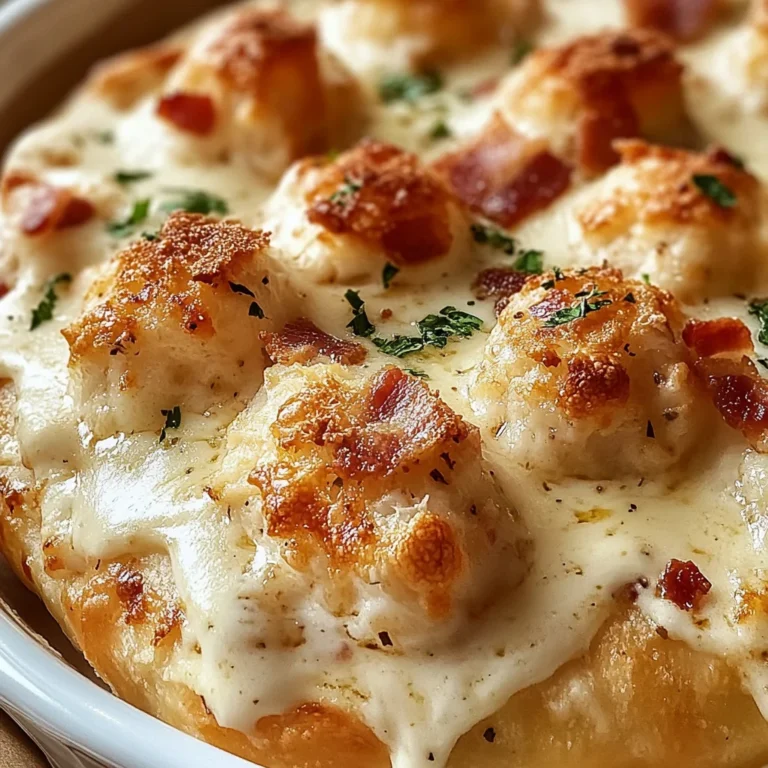 Chicken Alfredo Crazy Puffs