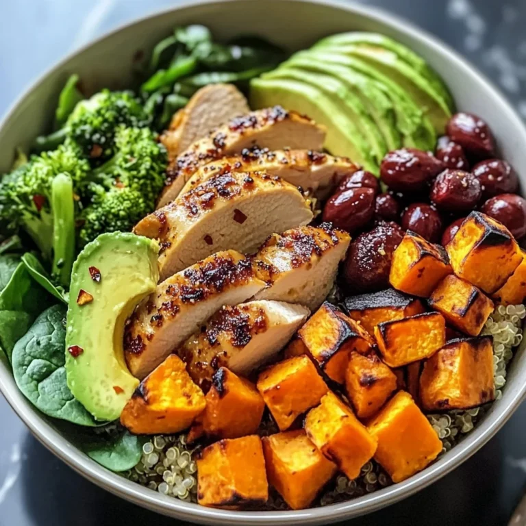 Chicken & Sweet Potato Buddha Bowl