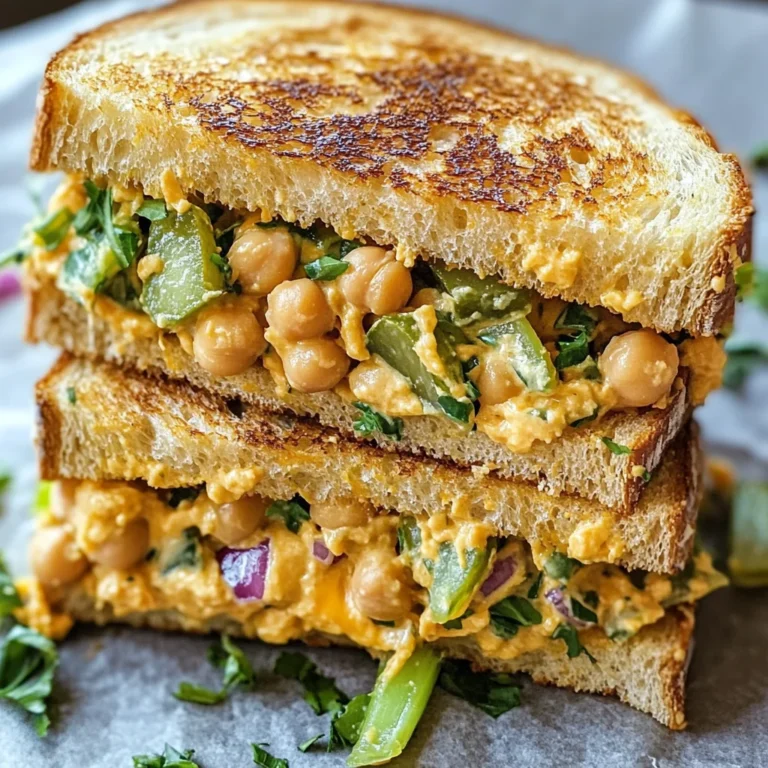 Chickpea Salad Melts