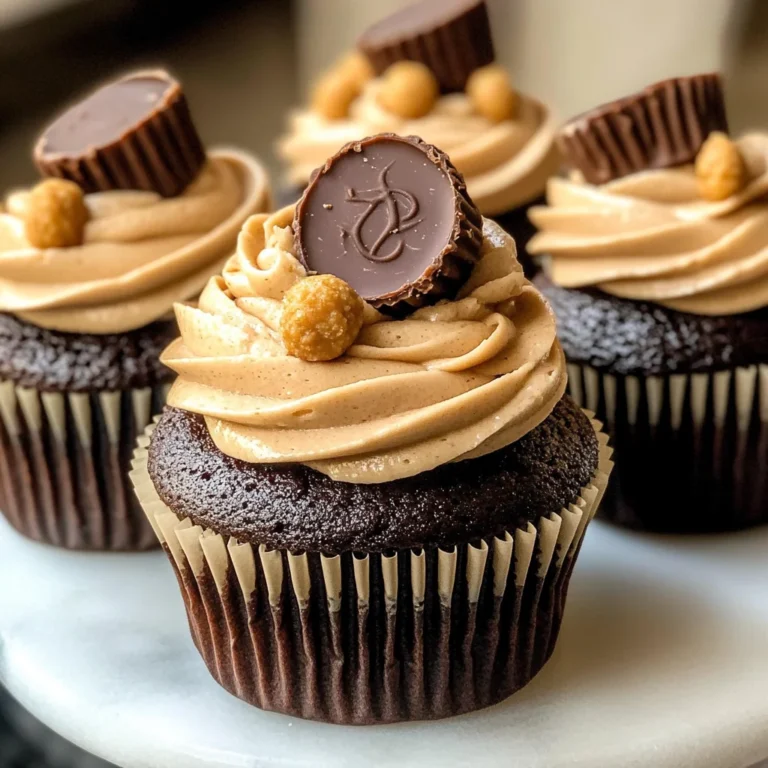Chocolate Peanut Butter Cup Cupcakes