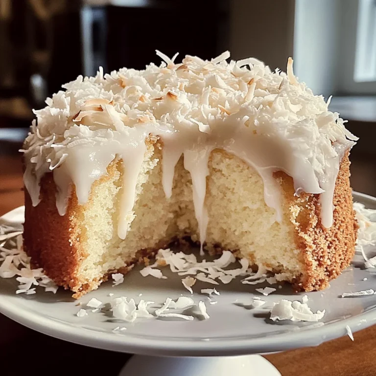 Coconut Cream Pound Cake