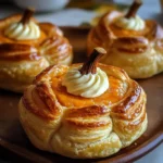 Crescent Pumpkins with Cream Cheese and Pumpkin Pie Filling