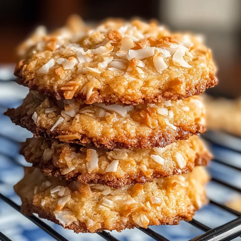 Crispy, Chewy Carolina Coconut Cookies Recipe