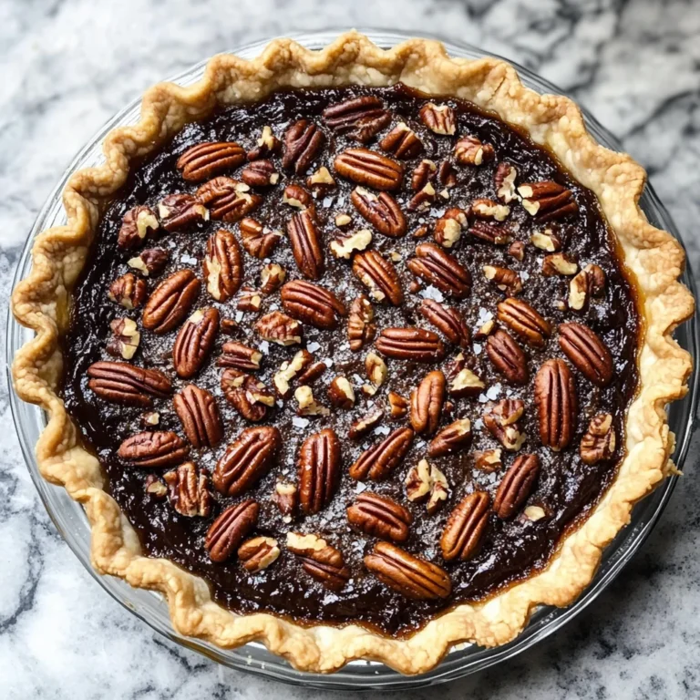 Dark Chocolate Pecan Pie Recipe