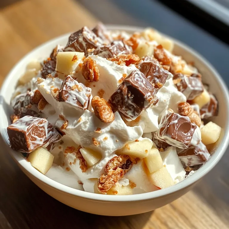 Irresistible Snickers Salad Recipe with 5 Simple Ingredients