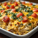 Irresistible Spicy Southern Chicken Spaghetti Casserole