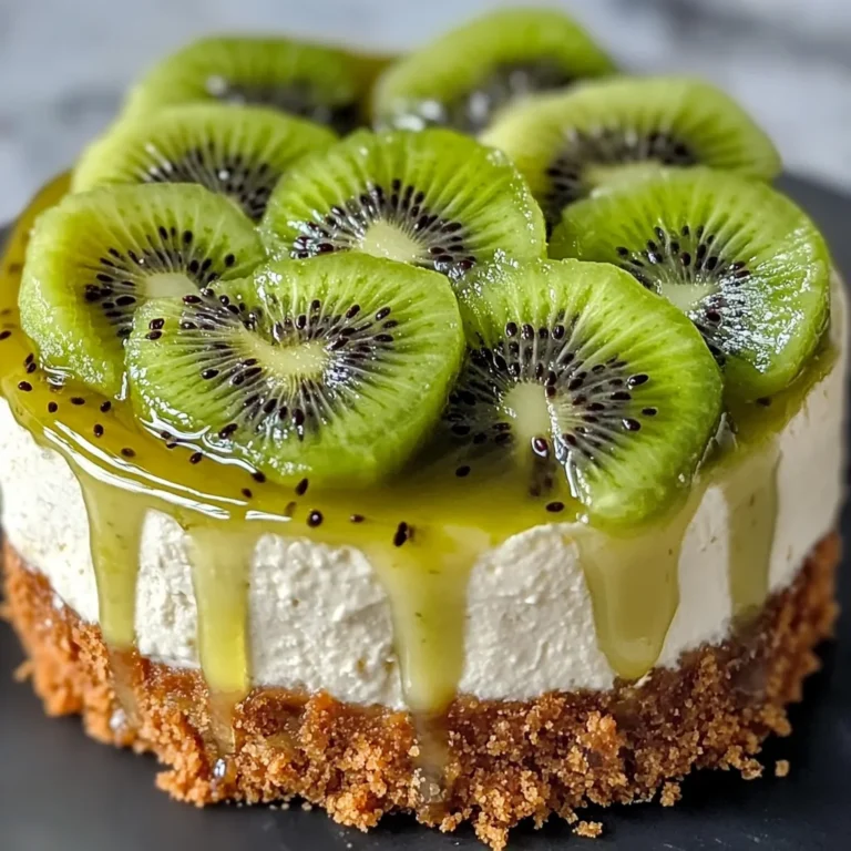 No-Bake Kiwi Cheesecake Recipe