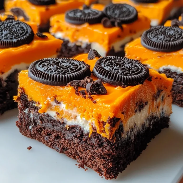 Oreo Layered Halloween Brownies: A Spooky Delight!