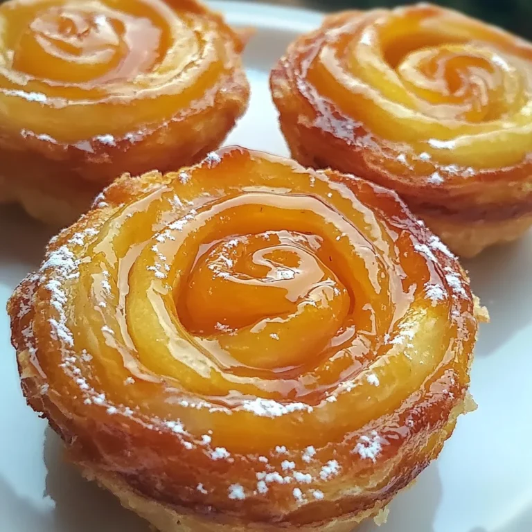 Peach Pie Cruffins Recipe