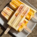 Peach Yogurt Popsicles