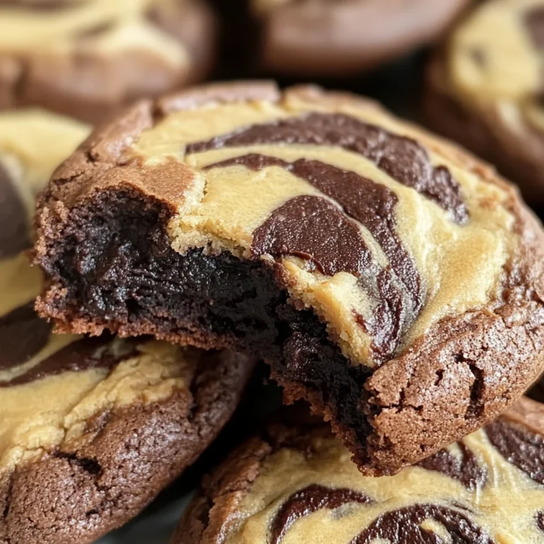 Peanut Butter Brownie Swirl Cookies are a must-try!