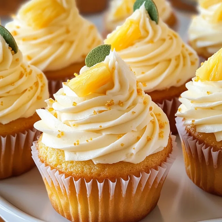 Pineapple Cupcakes