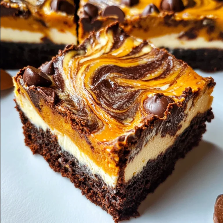 Pumpkin Cheesecake Brownies