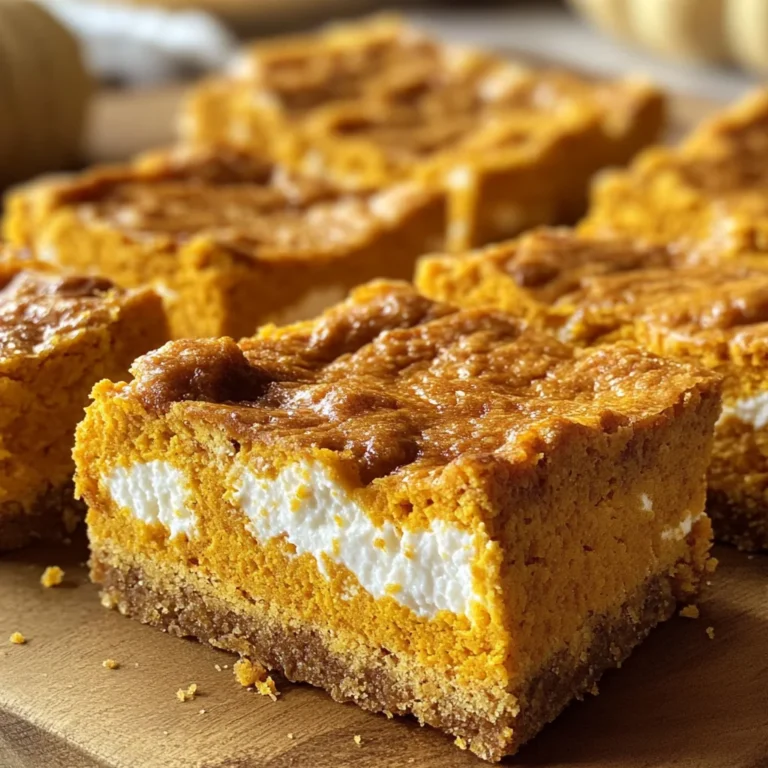 Pumpkin Cottage Cheese Bars