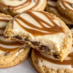 Salted Caramel Cheesecake Cookies