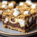 S’mores Cookie Bars