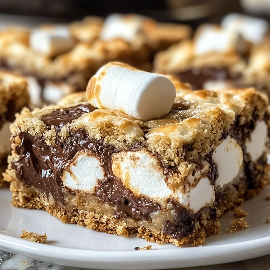 S’mores Cookie Bars