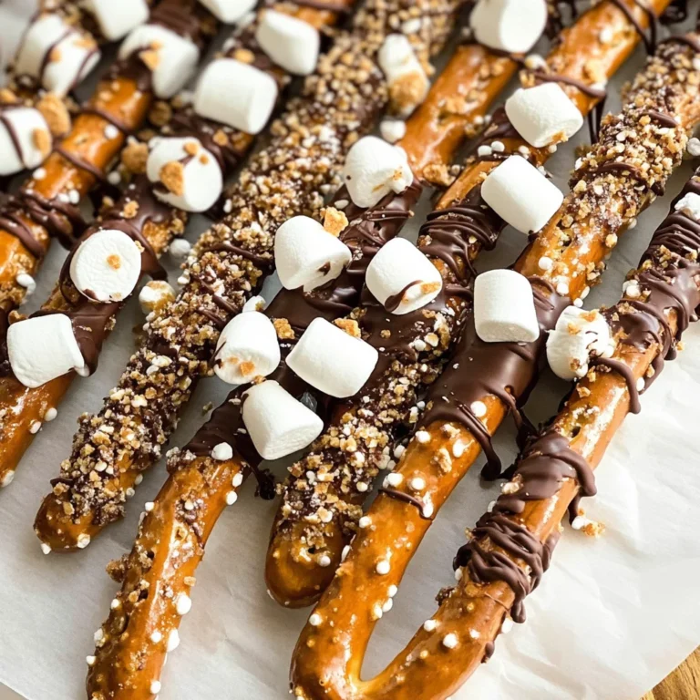 S'mores Pretzel Rods