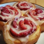 Strawberry Cheesecake Cinnabon Rolls