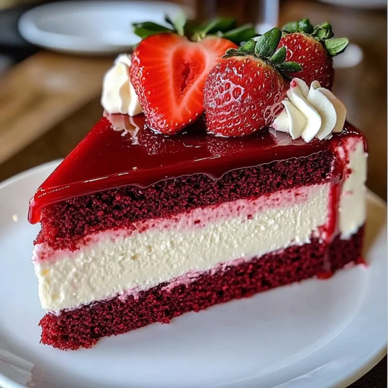Strawberry Red Velvet Cheesecake