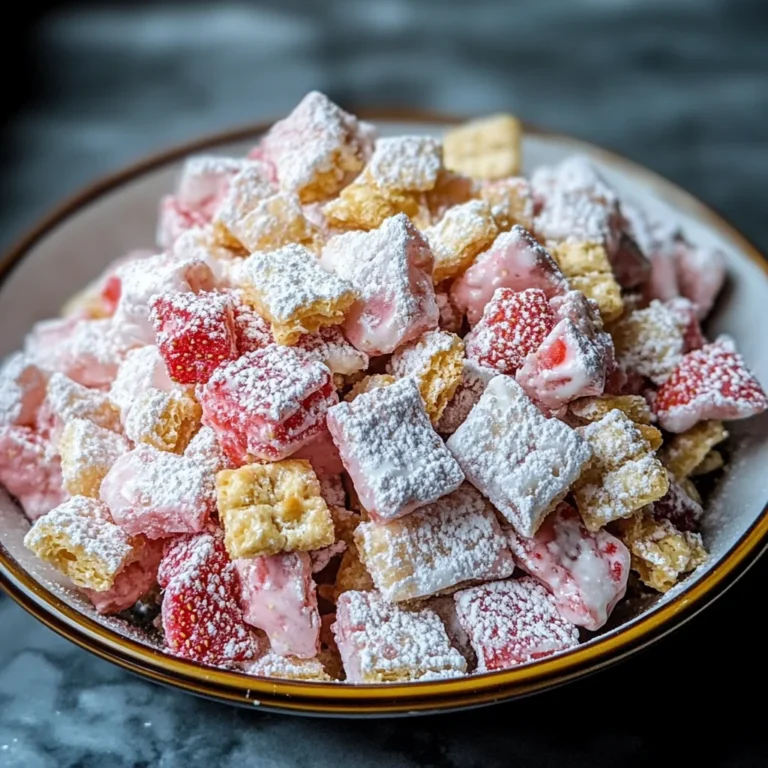 Strawberry Shortcake Puppy Chow