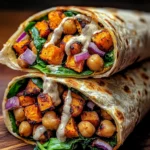 Sweet Potato Chickpea Protein Wrap